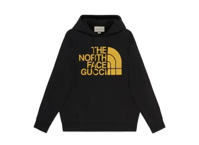 GUCCI x The North Face Web Print Hoodie "Black"