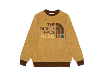 GUCCI x The North Face Faux Fur Sweatshirt "Brown"