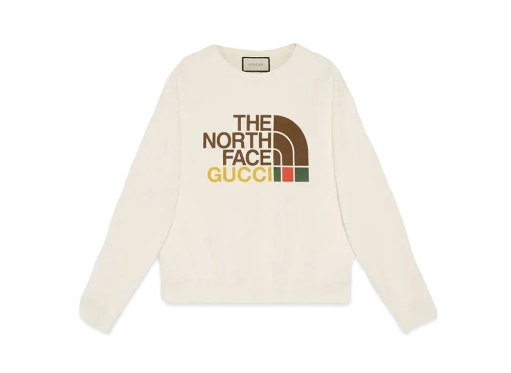 GUCCI x The North Face Cotton Sweatshirt "Beige"