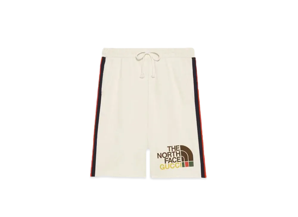 ザノースフェイス グッチ プリント ショート "ベージュ"