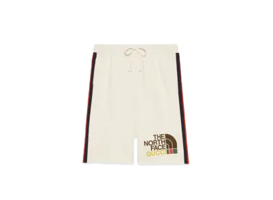 GUCCI x The North Face Web Print Shorts "Beige"