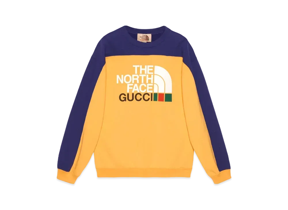 Gucci x The North Face Sweatshirt "Yellow Purple"
