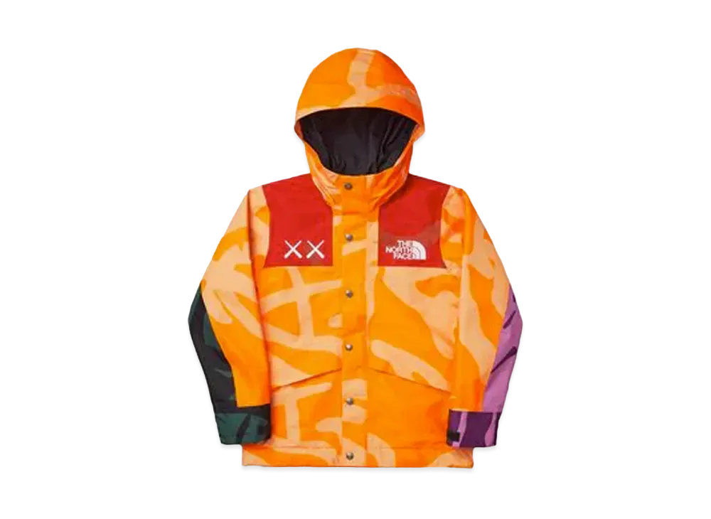 The North Face Kaws Youth Parka Jacket "Orange Red"