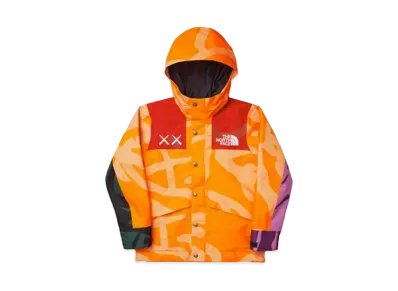 The North Face Kaws Youth Parka Jacket "Orange Red"
