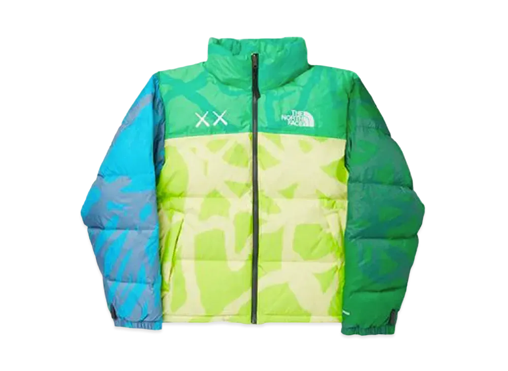 The North Face Kaws Youth Nuptse Jacket "Light Green"
