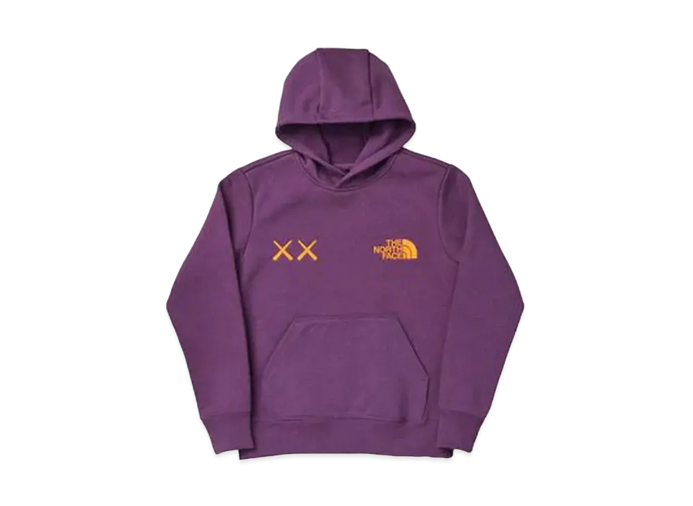 The North Face Kaws Hoodie "Purple Orange"