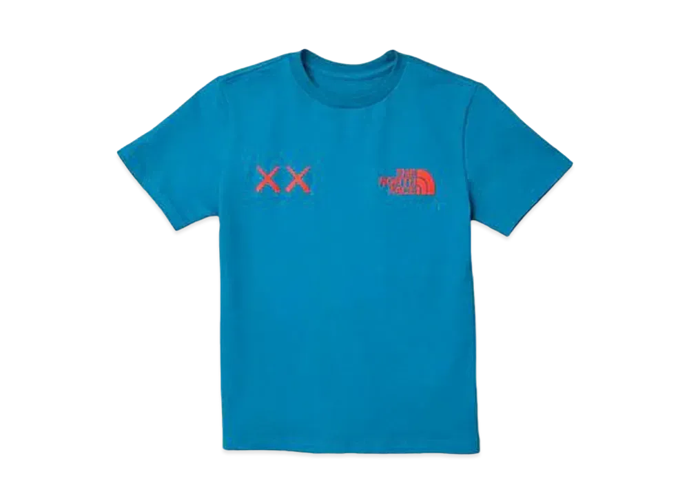 The North Face Kaws Tee "Blue Orange"