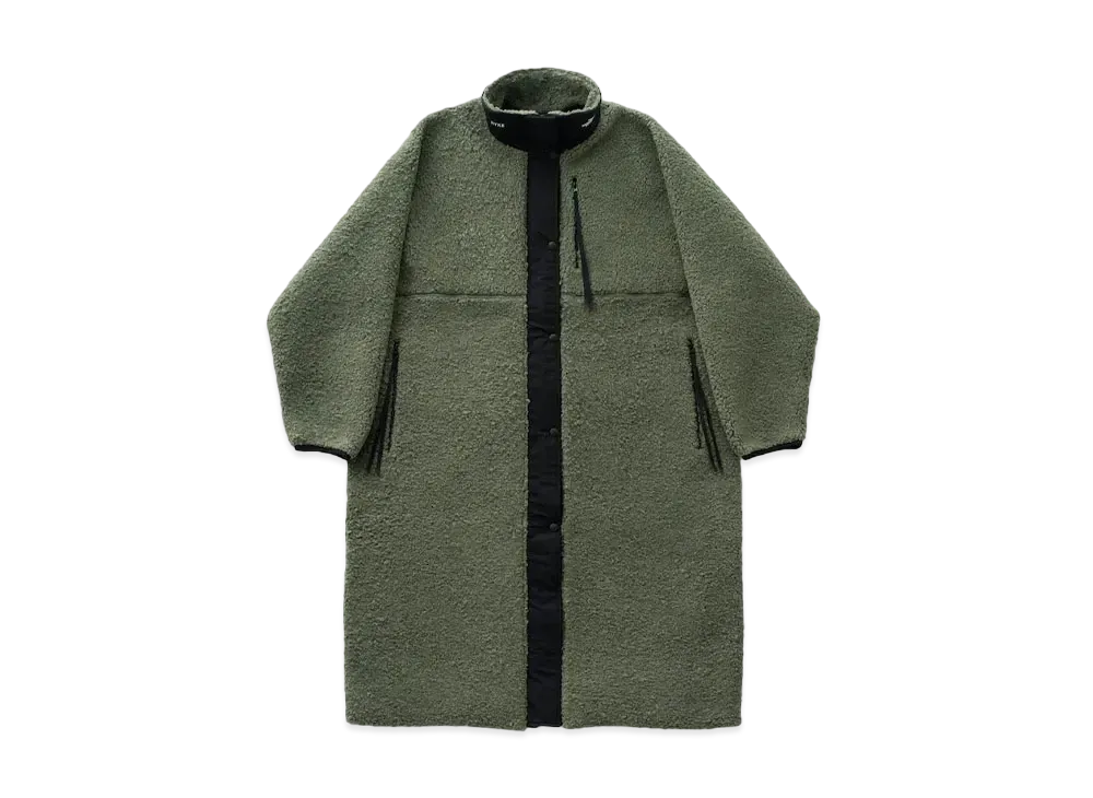 The North Face x HYKE Women's Tec Boa Coat "Olive Drab"