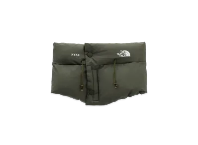 The North Face x HYKE Down Neck Gaitor "Olive Drab"