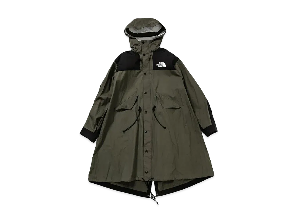 ザノースフェイス x サカイ メンズ ロング コート "カーキ"