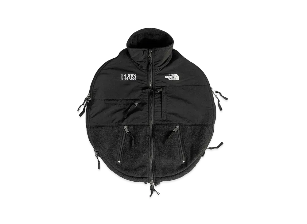 The North Face x MM6 Maison Margiela Circle Denali Fleece Top "Black"