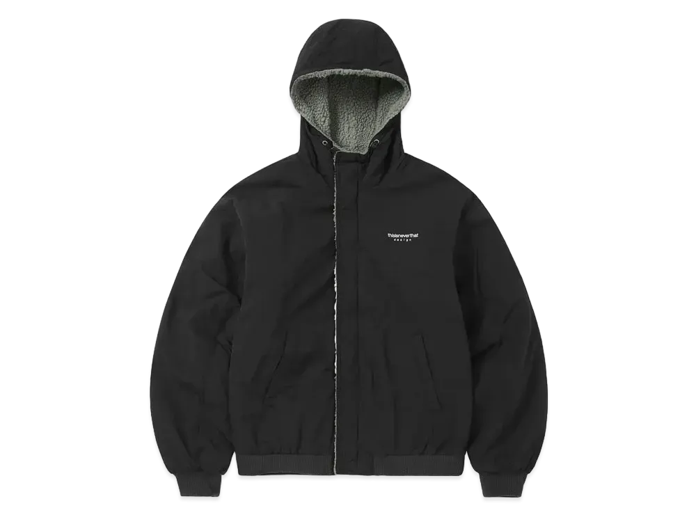 thisisneverthat Reversible Sherpa Jacket "Black"
