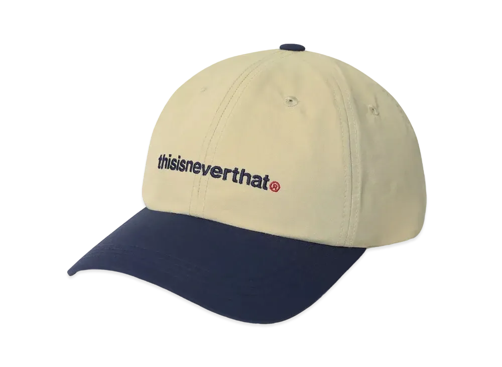thisisneverthat SUPPLEX Sport T-Logo Cap "Beige/Navy"