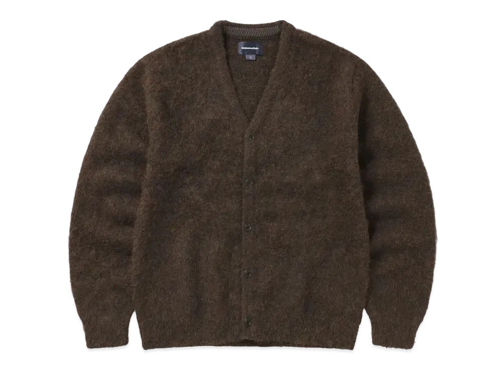 thisisneverthat Hairy Knit Cardigan "Brown"