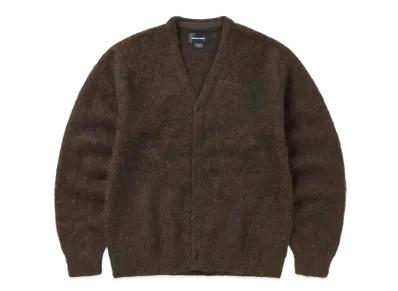 thisisneverthat Hairy Knit Cardigan "Brown"