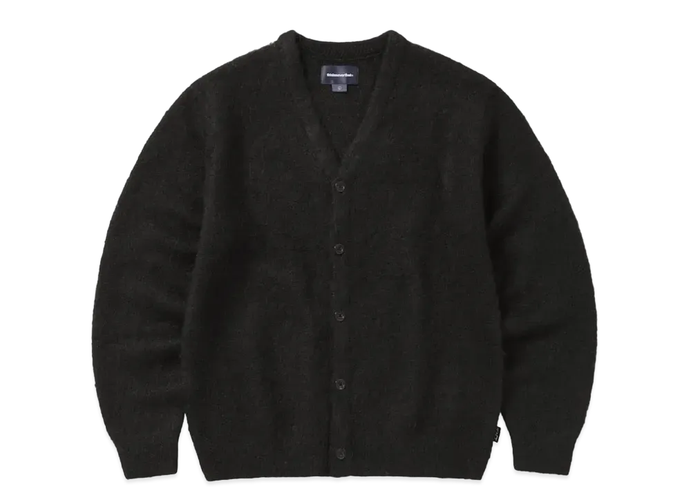 thisisneverthat Hairy Knit Cardigan "Black"