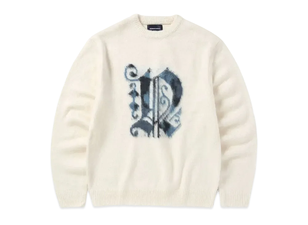 thisisneverthat Fortuna N-Logo Sweater "Ivory"