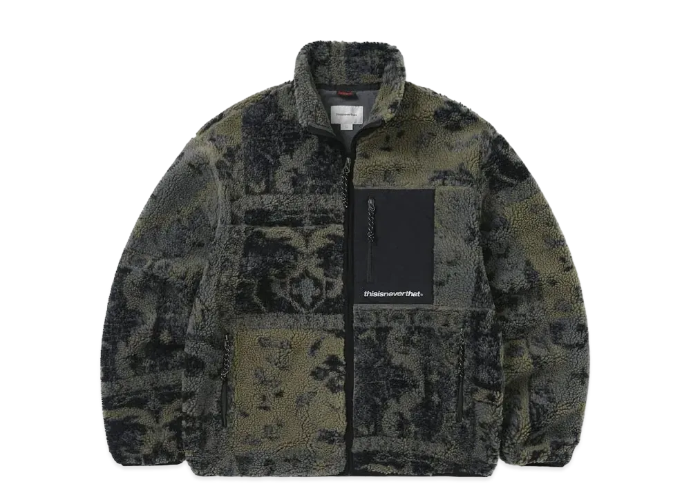 thisisneverthat SP Sherpa Fleece Jacket "Olive"