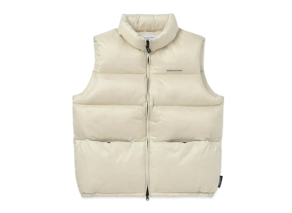 thisisneverthat PERTEX T Down Vest "Bone"