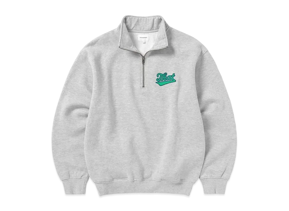 thisisneverthat Half Zip Sweatshirt "Heather Grey"