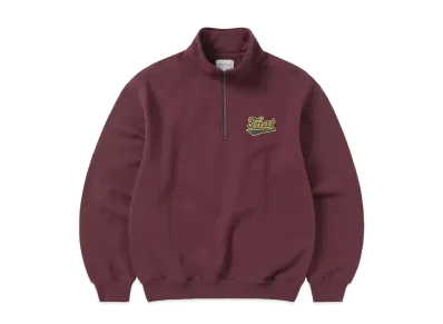 thisisneverthat Half Zip Sweatshirt "Burgundy"