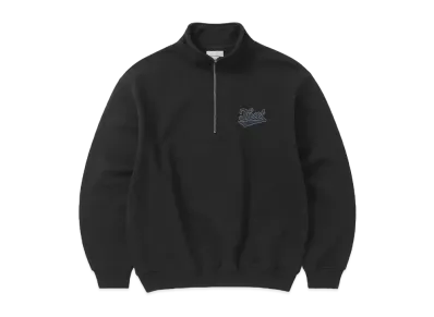 thisisneverthat Half Zip Sweatshirt "Black"