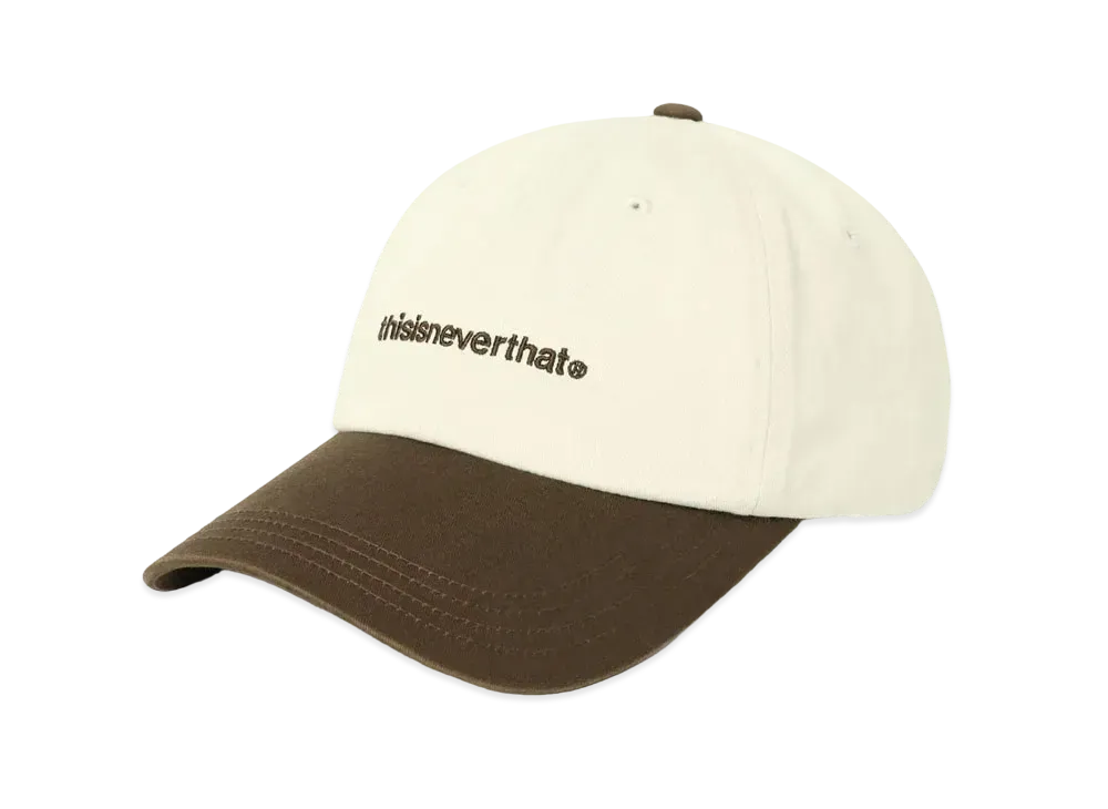 thisisneverthat T-Logo Cap "Ivory/Brown"
