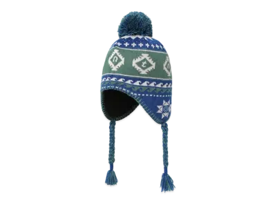 thisisneverthat Pom Earflap Beanie "Blue"