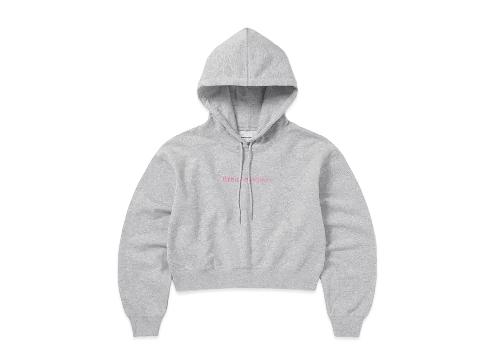 thisisneverthat T-Logo W Hoodie "Heather Grey"