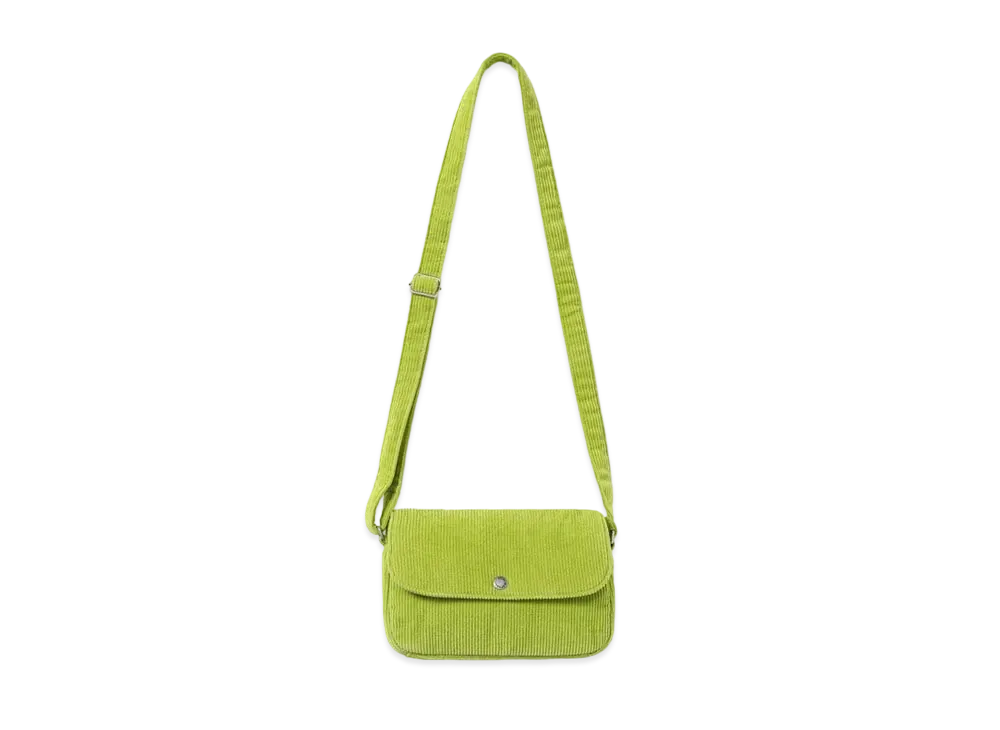 thisisneverthat Wide Wale Cord Shoulder Bag "Lime"