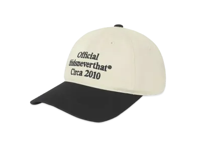 thisisneverthat Times Cap "Ivory/Black"