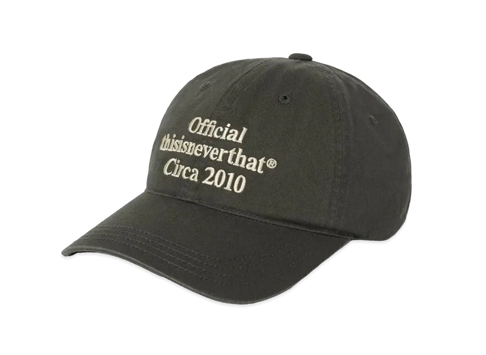 thisisneverthat Times Cap "Charcoal"