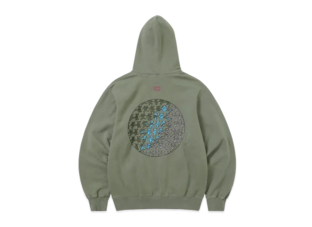 thisisneverthat GD Heart Skeleton Hands Hoodie "Mud"