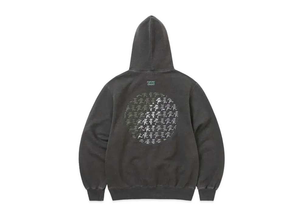 thisisneverthat GD Heart Skeleton Hands Hoodie "Off Black"