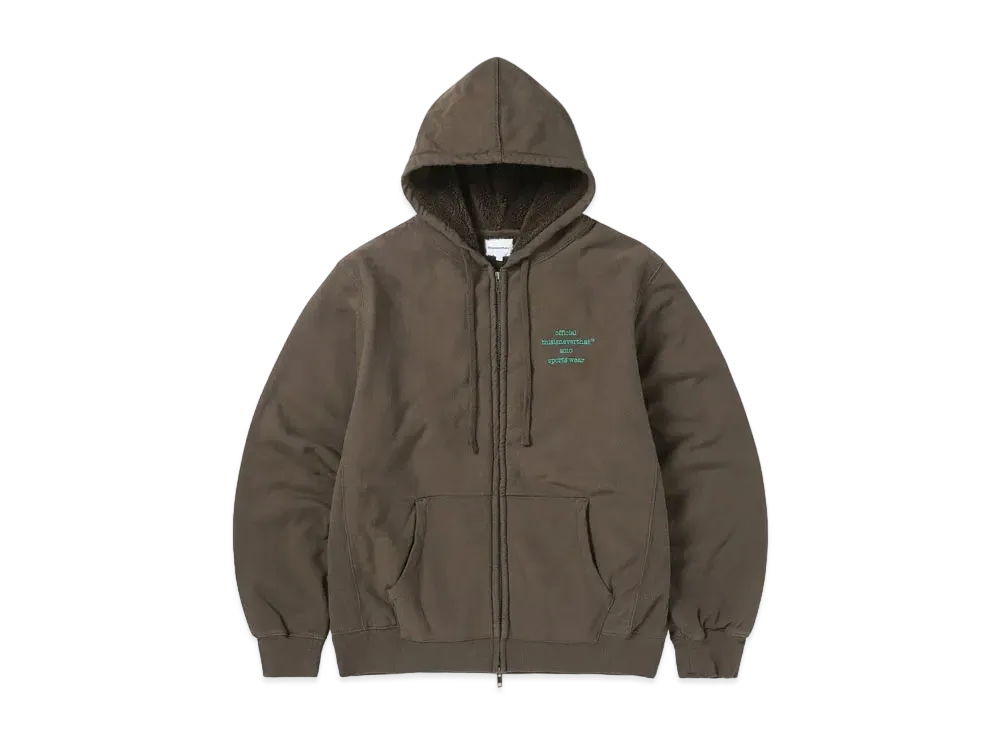 thisisneverthat Heavy Zip Hoodie "Brown"