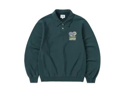 thisisneverthat TNT Felix Collar Sweatshirt "Sea Green"