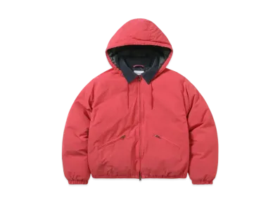 thisisneverthat Washed Down Puffer Jacket "Coral"