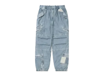 thisisneverthat Crazy Multi Zip Pant "Washed Blue"