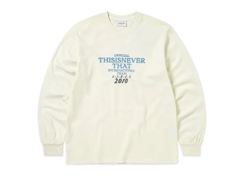 thisisneverthat Meteor L/S Tee "Ivory"