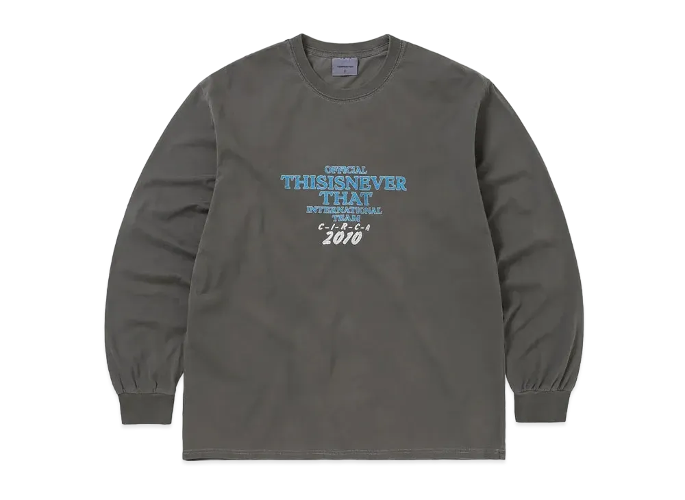 thisisneverthat Meteor L/S Tee "Charcoal"