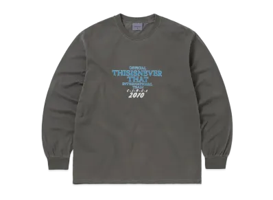 thisisneverthat Meteor L/S Tee "Charcoal"