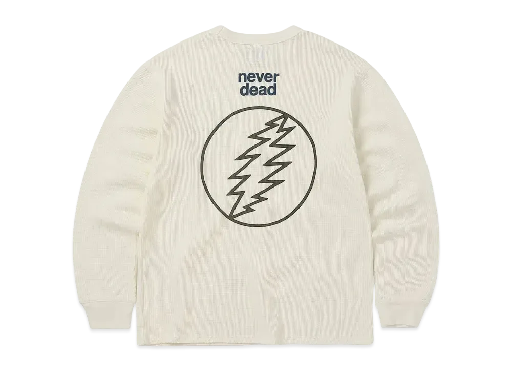 thisisneverthat GD SYF Waffle L/S Top "Off White"