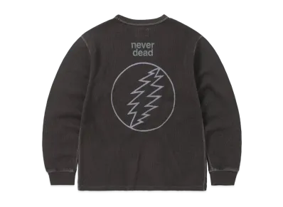 thisisneverthat GD SYF Waffle L/S Top "Off Black"