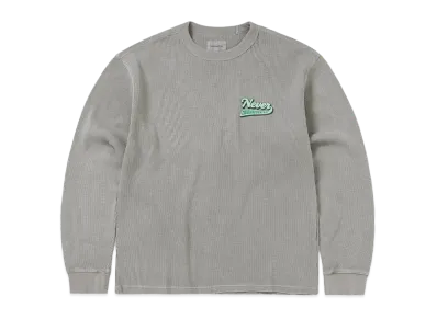 thisisneverthat Waffle L/S Tee "Dark Grey"