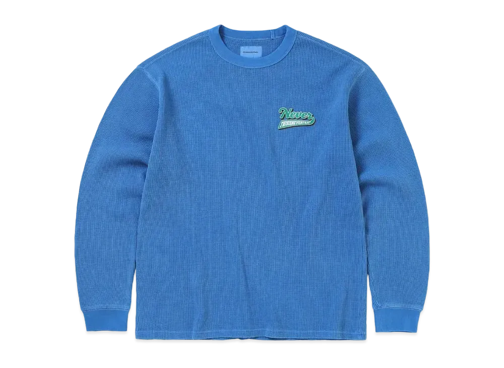 thisisneverthat Waffle L/S Tee "Blue"