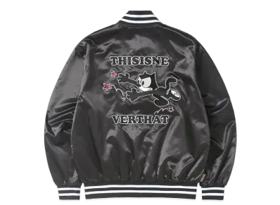 thisisneverthat TNT Felix Satin Jacket "Black"