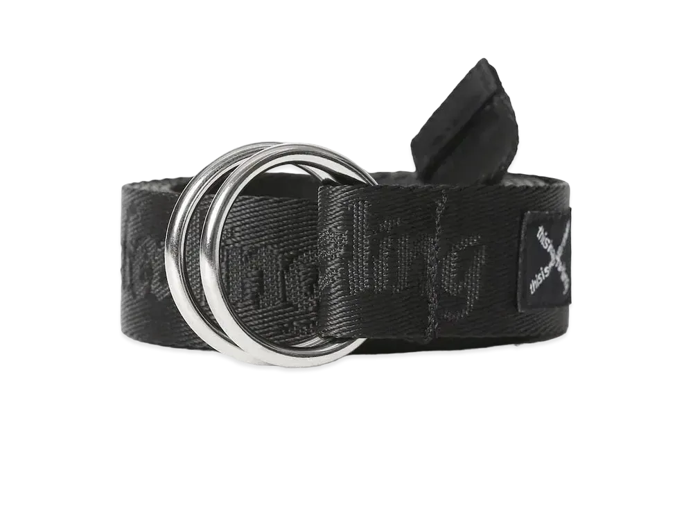thisisneverthat TNT PR Jacquard Belt "Black"