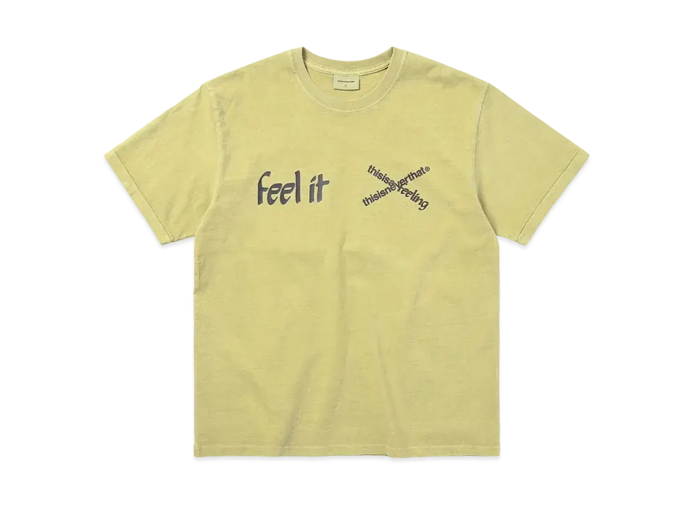 thisisneverthat TNT PR Feel It Tee "Faded Yellow"