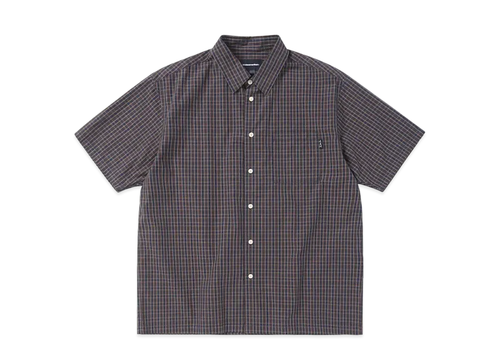 thisisneverthat Plaid S/S Shirt "Navy"