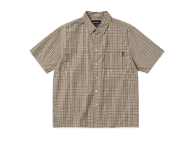 thisisneverthat Plaid S/S Shirt "Khaki"